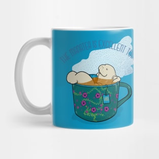 The manatea is excellent today - manatee in teacup infused in shade Mug